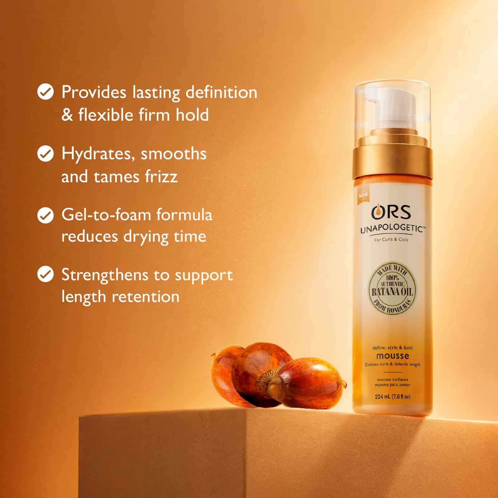 ORS Unapologetic Mousse Lifestyle — ORS Hair Care